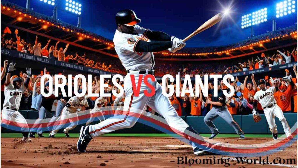 Baltimore Orioles' Cedric Mullins swings for a three-run homer in the fourth inning against the San Francisco Giants.